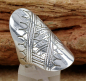 Preview: Breiter Tuareg Silber Ring - Traditioneller Tuaregschmuck